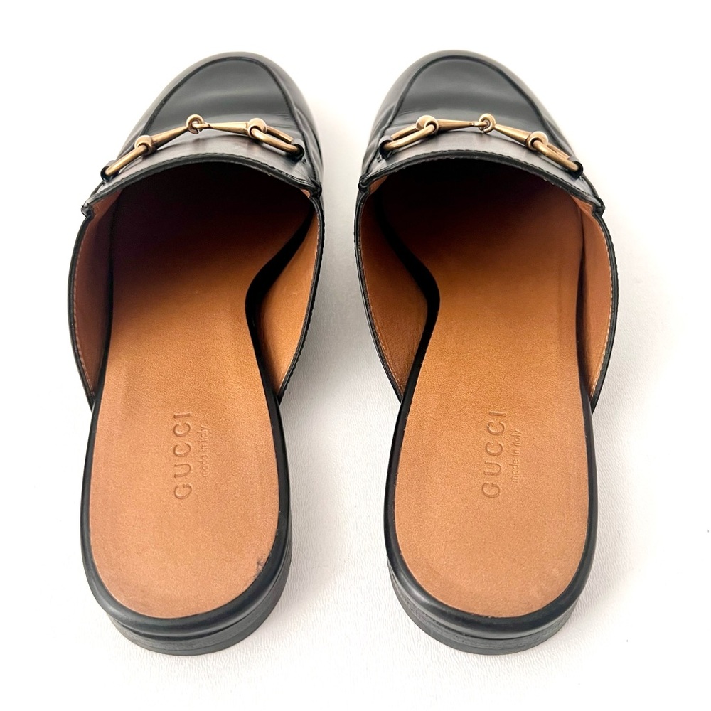 GUCCI | Princetown Horsebit Black Leather Mules
Loafers Slippers EU 39 US 9 - Picture 7 of 13